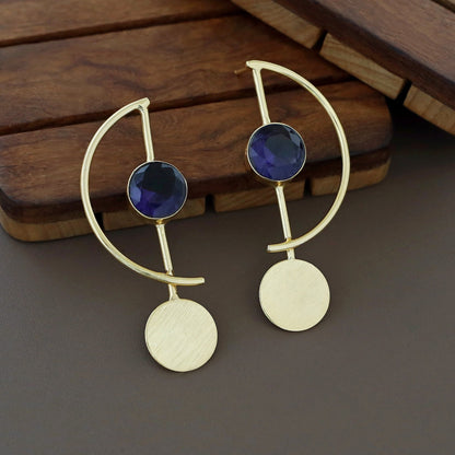 Shape Round Glossy Earring
