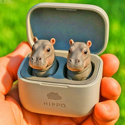 Cute Animal Shaped Bluetooth Earbuds-3D Stereo Animal Design | Wireless Earphones with Cartoon Charging Case