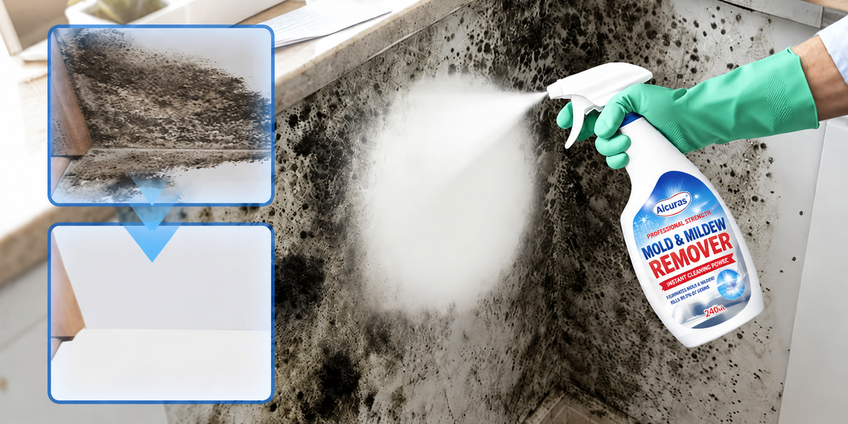 Alcuras® Fast Acting Anti-Mold Wall Cleaner Spray
