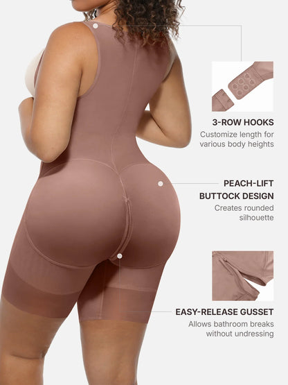 V-Shaped Faja Tummy Control Butt Lift Shapewear Bodysuit
