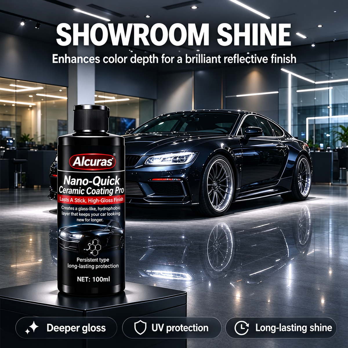 Showroom shine ceramic coating