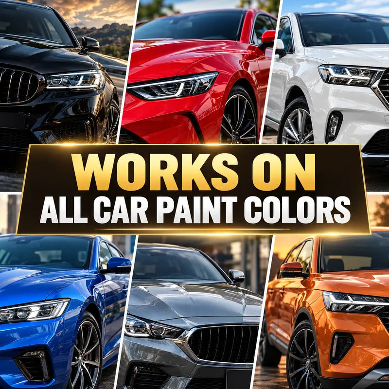 Ceramic coating works on all car paint colors