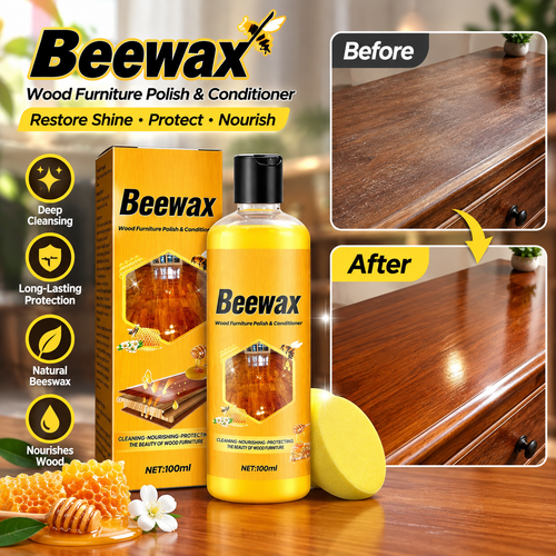 🍯Beeswax Wood Floor & Furniture Cleaner | Stain Remover, Polish & Conditioner | 100ml