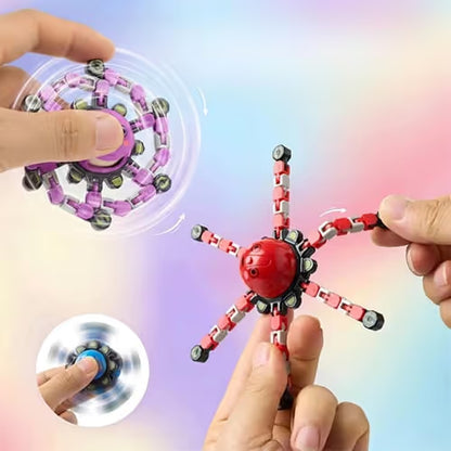 Transforming Mechanical Fidget Spinner Toy